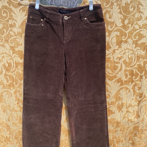 🤗323-UR Powerful ❤️~POINTZERO-Brown Corduroy Stretch Flares - Picture 2 of 15